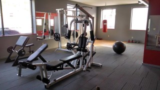 RED GYM INTERIOR