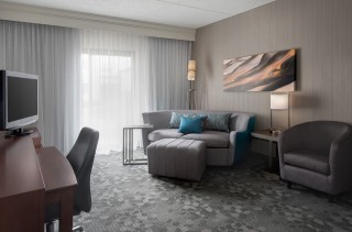 Newly Renovated Suite Living Area