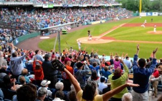 Fans at NBT Bank Stadium