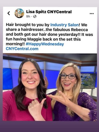 Lisa and Maggie at CNYcentral
