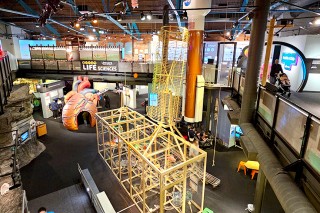 Technotown and Life Sciences exhibits