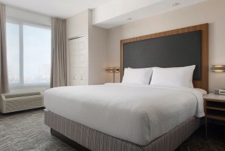 Our guest rooms are suites, offering separate living and sleeping areas