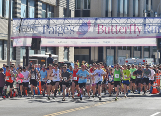 Paige's Butterfly Run Start Line