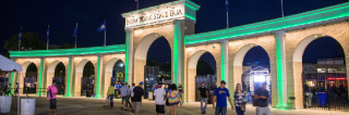 Fair night main gate