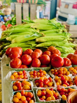 Tomatoes and Corn